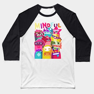 Mindful Doodle SUNDAY TEAM Baseball T-Shirt